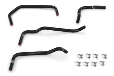HPS Performance - HPS 57-2157-BLK Black Ancillary Coolant Hose Kit for 99-00 Mazda Miata NB1