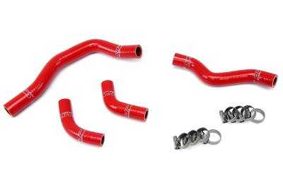 HPS Performance - HPS 57-1239 Red Red Silicone Radiator Hose Kit for 05-09 Honda CRF450X