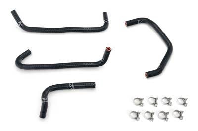 HPS Performance - HPS 57-2156-BLK Black Ancillary Coolant Hose Kit for 94-97 Mazda Miata NA8