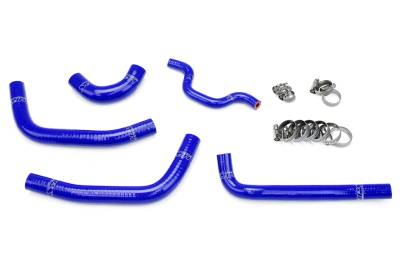 HPS Performance - HPS 57-1240-BLUE Blue Silicone Radiator Hose Kit for 09-10 Kawasaki KX250F