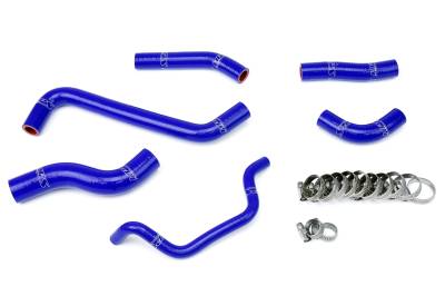 HPS Performance - HPS 57-1242-BLUE Blue Silicone Radiator Hose Kit for 10-11 Kawasaki KX450F
