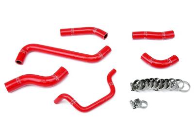 HPS Performance - HPS 57-1242 Red Red Silicone Radiator Hose Kit for 10-11 Kawasaki KX450F