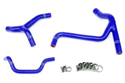 HPS Performance - HPS 57-1246-BLUE Blue Silicone Radiator Hose Kit for 10-12 Kawasaki KX450F