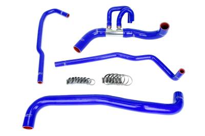 HPS Performance - HPS 57-2090-BLUE Blue Radiator Heater Coolant Hose Kit for 11-14 Ford F150 V8