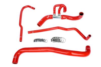 HPS Performance - HPS 57-2090 Red Red Radiator Heater Coolant Hose Kit for 11-14 Ford F150 V8