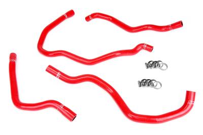 HPS Performance - HPS 57-1937 Red Red Coolant Hose Kit for 01-06 BMW 325Ci 2.5L E46 M52TU/M54