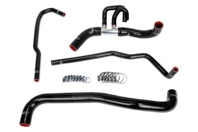 HPS Performance - HPS 57-2090-BLK Black Radiator Heater Coolant Hose Kit for 11-14 Ford F150 V8