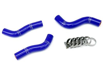 HPS Performance - HPS 57-1248-BLUE Blue Silicone Radiator Hose Kit for 07-10 KTM 250SXF