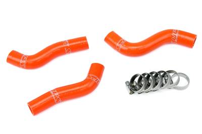 HPS Performance - HPS 57-1248-ORG Orange Silicone Radiator Hose Kit for 07-10 KTM 250SXF