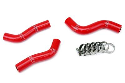 HPS Performance - HPS 57-1248 Red Red Silicone Radiator Hose Kit for 07-10 KTM 250SXF