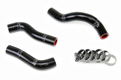 HPS Performance - HPS 57-1249-BLK Black Silicone Radiator Hose Kit for 11-12 KTM 250SXF