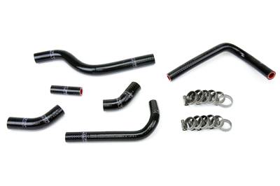 HPS Performance - HPS 57-1252-BLK Black Silicone Radiator Hose Kit for 04-06 Suzuki RMZ250
