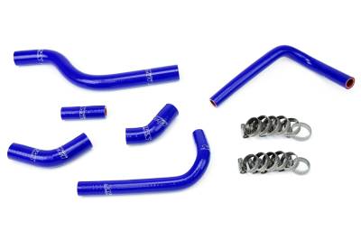 HPS Performance - HPS 57-1252-BLUE Blue Silicone Radiator Hose Kit for 04-06 Suzuki RMZ250