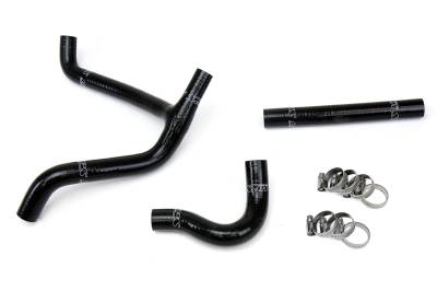 HPS Performance - HPS 57-1253-BLK Black Silicone Radiator Hose Kit for 06-07 Suzuki RMZ450