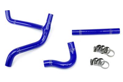 HPS Performance - HPS 57-1253-BLUE Blue Silicone Radiator Hose Kit for 06-07 Suzuki RMZ450
