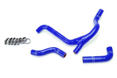 HPS Performance - HPS 57-1254-BLUE Blue Silicone Radiator Hose Kit for 07-09 Suzuki RMZ250