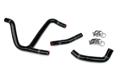 HPS Performance - HPS 57-1256-BLK Black Silicone Radiator Hose Kit for 10-11 Suzuki RMZ250