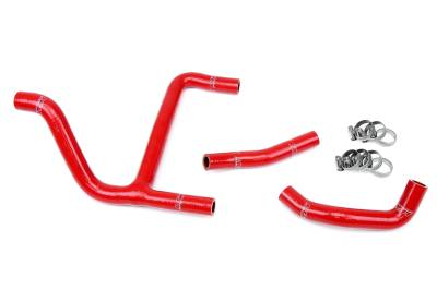HPS Performance - HPS 57-1256 Red Red Silicone Radiator Hose Kit for 10-11 Suzuki RMZ250