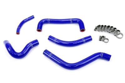 HPS Performance - HPS 57-1258-BLUE Blue Silicone Radiator Hose Kit for 04-05 Suzuki RMZ450