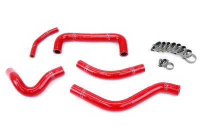 HPS Performance - HPS 57-1258 Red Red Silicone Radiator Hose Kit for 04-05 Suzuki RMZ450