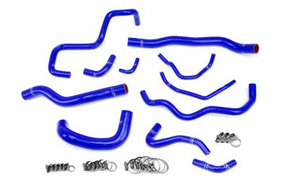 HPS Performance - HPS 57-1876-BLUE Blue Coolant Hose Kit for 06-07 Mazda Mazdaspeed 6 2.3L Turbo