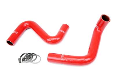 HPS Performance - HPS 57-1957 Red Red Radiator Coolant Hose Kit Nissan 240SX S13 S14 S15 LS Swap