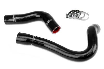 HPS Performance - HPS 57-2026-BLK Black Radiator Coolant Hose Kit for 86-91 Mercedes-Benz 420SEL