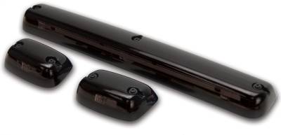 Pacer Performance - Pacer 20-265S LED Smoke Hi-5 Cab Roof Light Kit 07-14 GM Style