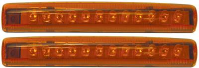 Pacer Performance - Pacer 20-705 12-Diode Single Row LED Light Amber Pair