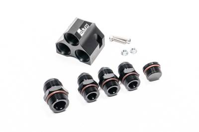 RADIUM Engineering - RADIUM Engineering 20-0737 DISTRIBUTION BLock 12-10-10-10 w/FittingS