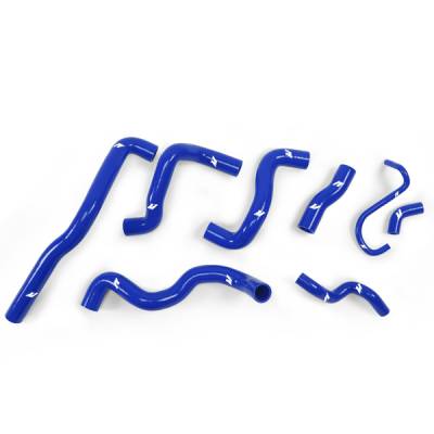 Mishimoto - Mishimoto MMHOSE-TINY-07BL Silicone Radiator Hose Kit for 07-11 Mini Blue