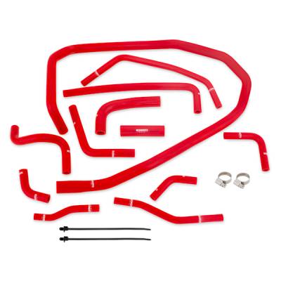 Mishimoto - Mishimoto MMHOSE-WRX-15ANCRD Silicone Ancillary Hose Kit Red for 15-21 WRX