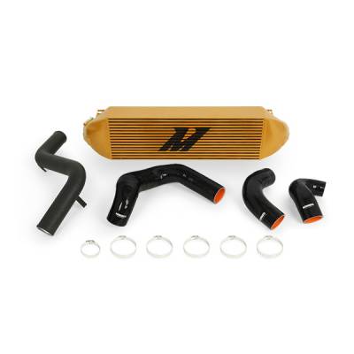 Mishimoto - Mishimoto MMINT-FOST-13KBGD Focus ST Intercooler Kit 13-18 Gold Black Pipes