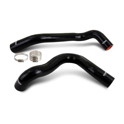 Mishimoto - Mishimoto MMHOSE-F2D-99RRBK 7.3L Powerstroke Coolant Hose Reroute 99-01