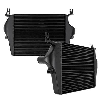 Mishimoto - Mishimoto MMINT-F2D-03TBK Cast End Tank Intercooler for 6.0L Powerstroke