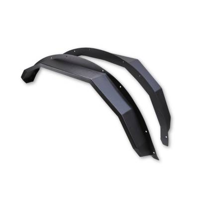TrailFX - TrailFX BR007T Matte Black Tube Fender Flares 5" Tire Coverage Bolt-On Pair