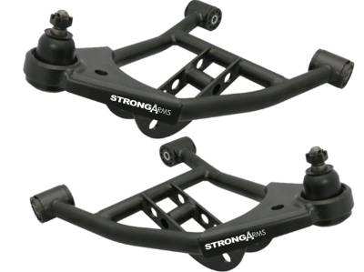 Ridetech - Ridetech 11222899 Front Lower StrongArms Tubular Control Arm for 64-72 GM A-Body