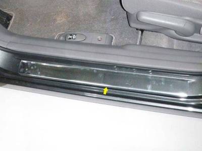 Quality Automotive Accessories - Quality Automotive DS26214 Door Sill Trim 06-10 Honda Civic