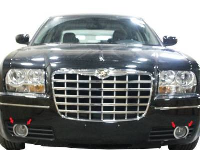 Quality Automotive Accessories - Quality Automotive FV45760 Front Vent Accent Trim for Chrysler 300