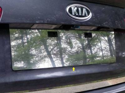Quality Automotive Accessories - Quality Automotive LP11805 License Plate Bezel for 11-14 Kia Optima