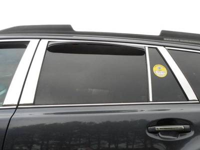 Quality Automotive Accessories - Quality Automotive PP10482 8Pc Pillar Post Kit for 10-14 Subaru Outback