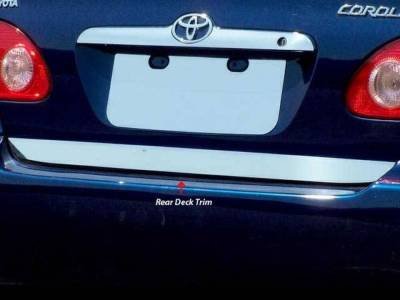Quality Automotive Accessories - Quality Automotive RD24112 Rear Deck Accent for Toyota Corolla