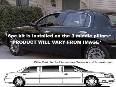Quality Automotive Accessories - Quality Automotive PP40688 Pillar Post Kit 00-02 Lincoln Town