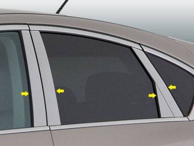 Quality Automotive Accessories - Quality Automotive PP28042 Pillar Post Kit for Infiniti EX35