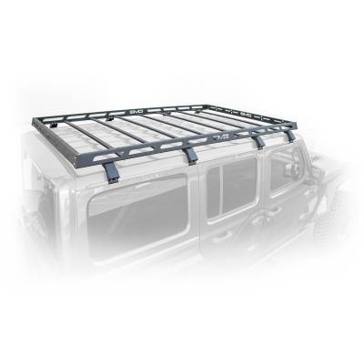 DV8 Offroad - DV8 Offroad RRJL-01 Roof Rack for 18-26 Jeep Wrangler JL 4DR