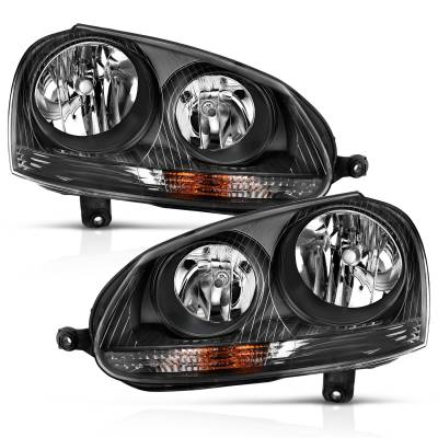 Anzo USA - Anzo USA 121542 Crystal Headlight Set for 05-10 GTI Jetta