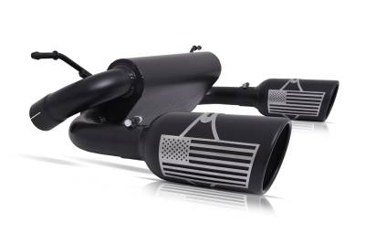 Gibson Performance Exhaust - Gibson 70-0001 Patriot Series Cat-Back Dual Exhaust for 07-11 Jeep Wrangler JK
