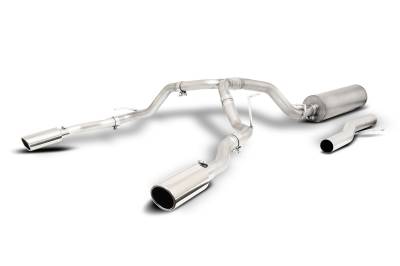 Gibson Performance Exhaust - Gibson Performance 65682 Cat-Back Dual Split Exhaust System for Tahoe Yukon