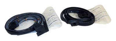 Crown Automotive Jeep Replacement - Crown Automotive 5017010K Door Weatherstrip Kit for 97-06 Jeep Wrangler TJ