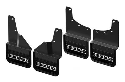 Gatorback - Gatorback 12" Black Front/Rear Mud Flap Set Sierra HD GCAA200K-DXW2